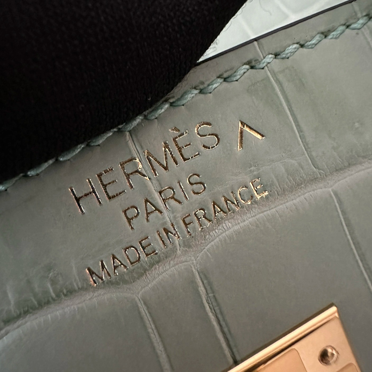 HERMÈS KELLY 28 VERT D'EAU ALLIGATOR – EDIZIONE LIMITATA
