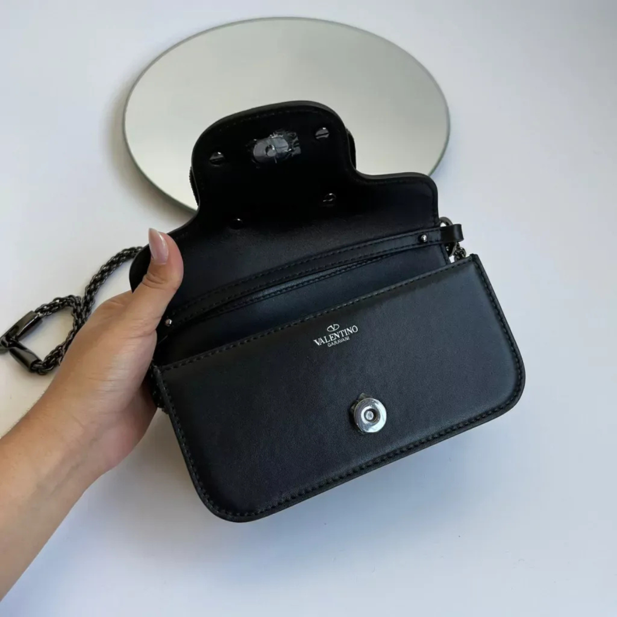 VALENTINO GARAVANI LOCÒ BORSA A TRACOLLA PICCOLA CON LOGO GIOIELLO