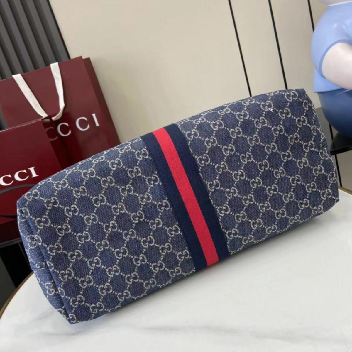 BORSA SHOPPER GIGLIO GRANDE GUCCI