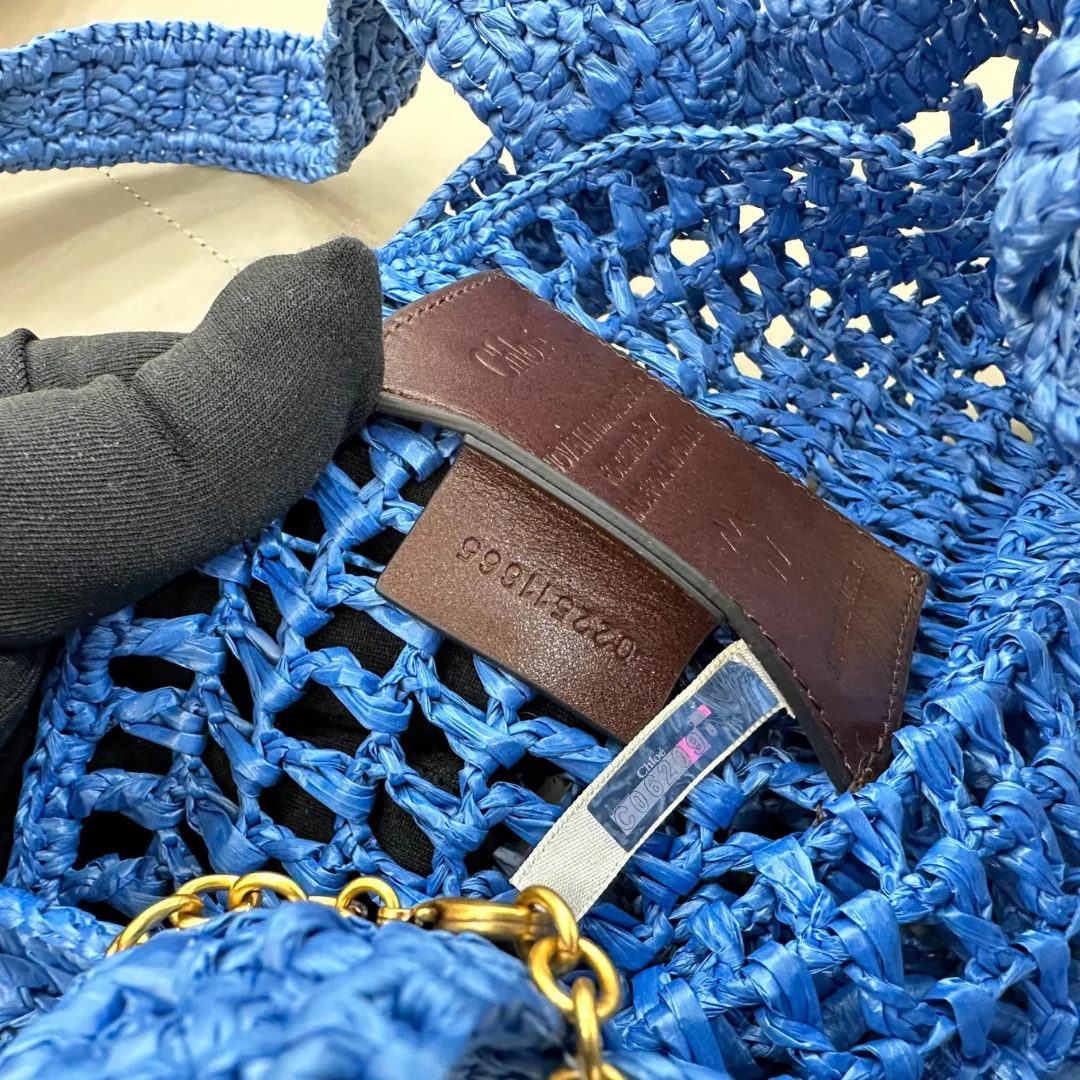 BORSA CHLOÉ SUMMER BANANA IN RAFIA