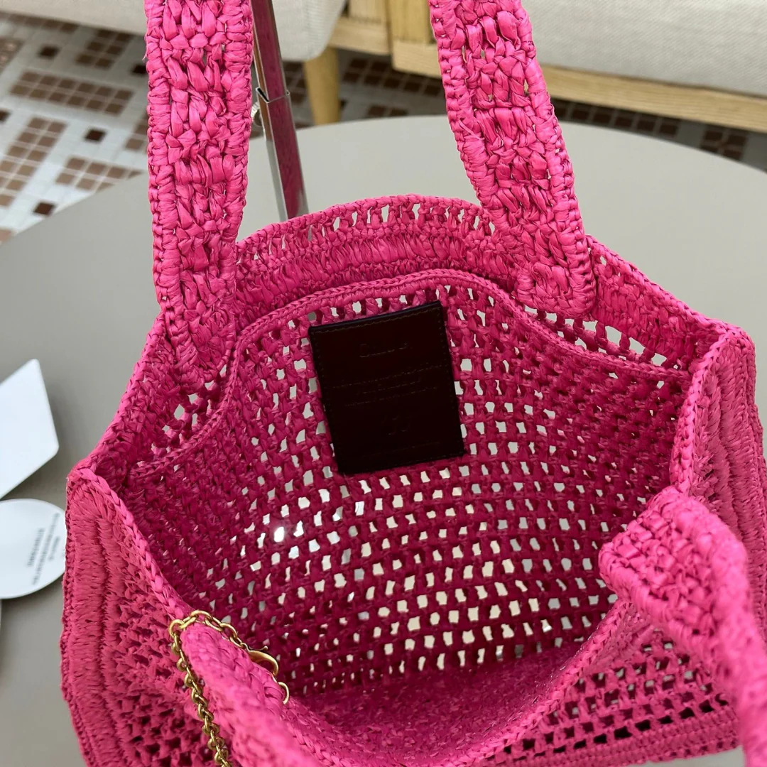 BORSA CHLOÉ SUMMER BANANA IN RAFIA