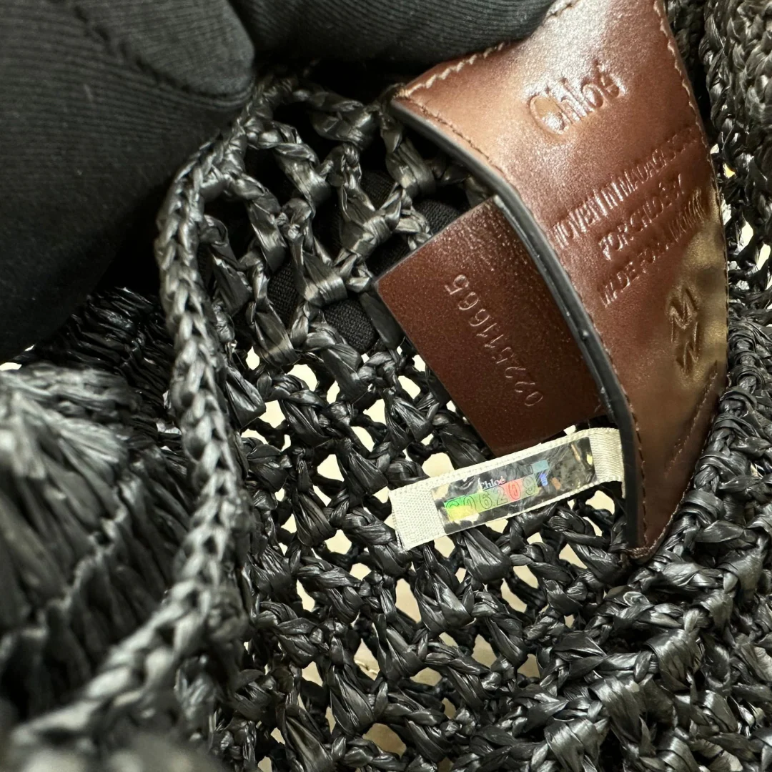 BORSA CHLOÉ SUMMER BANANA IN RAFIA