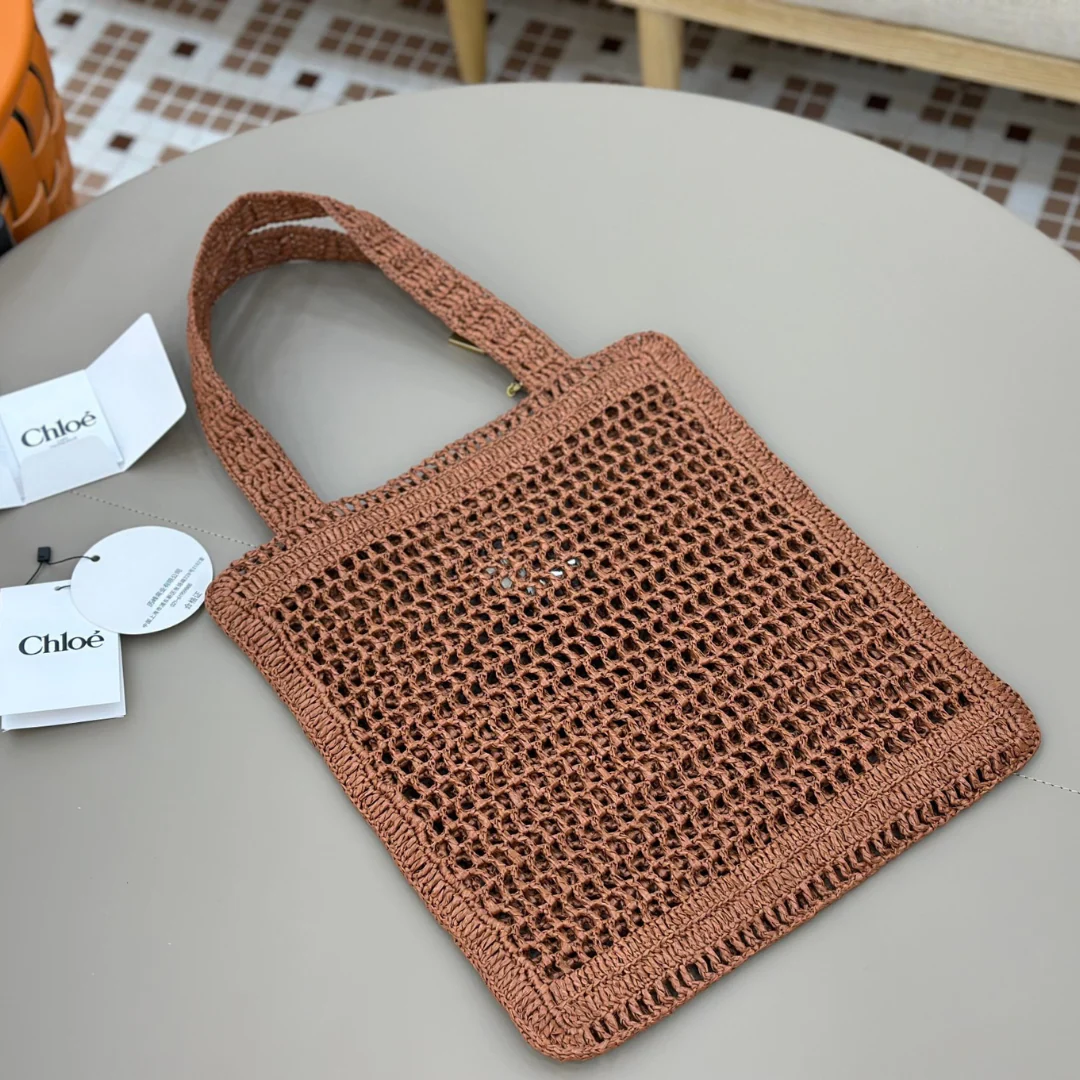BORSA CHLOÉ SUMMER BANANA IN RAFIA
