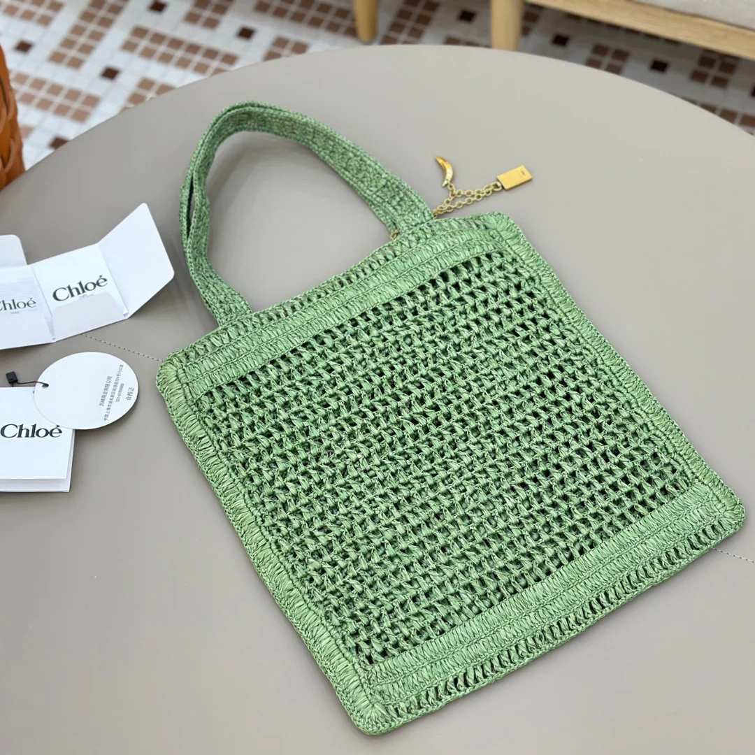 BORSA CHLOÉ SUMMER BANANA IN RAFIA