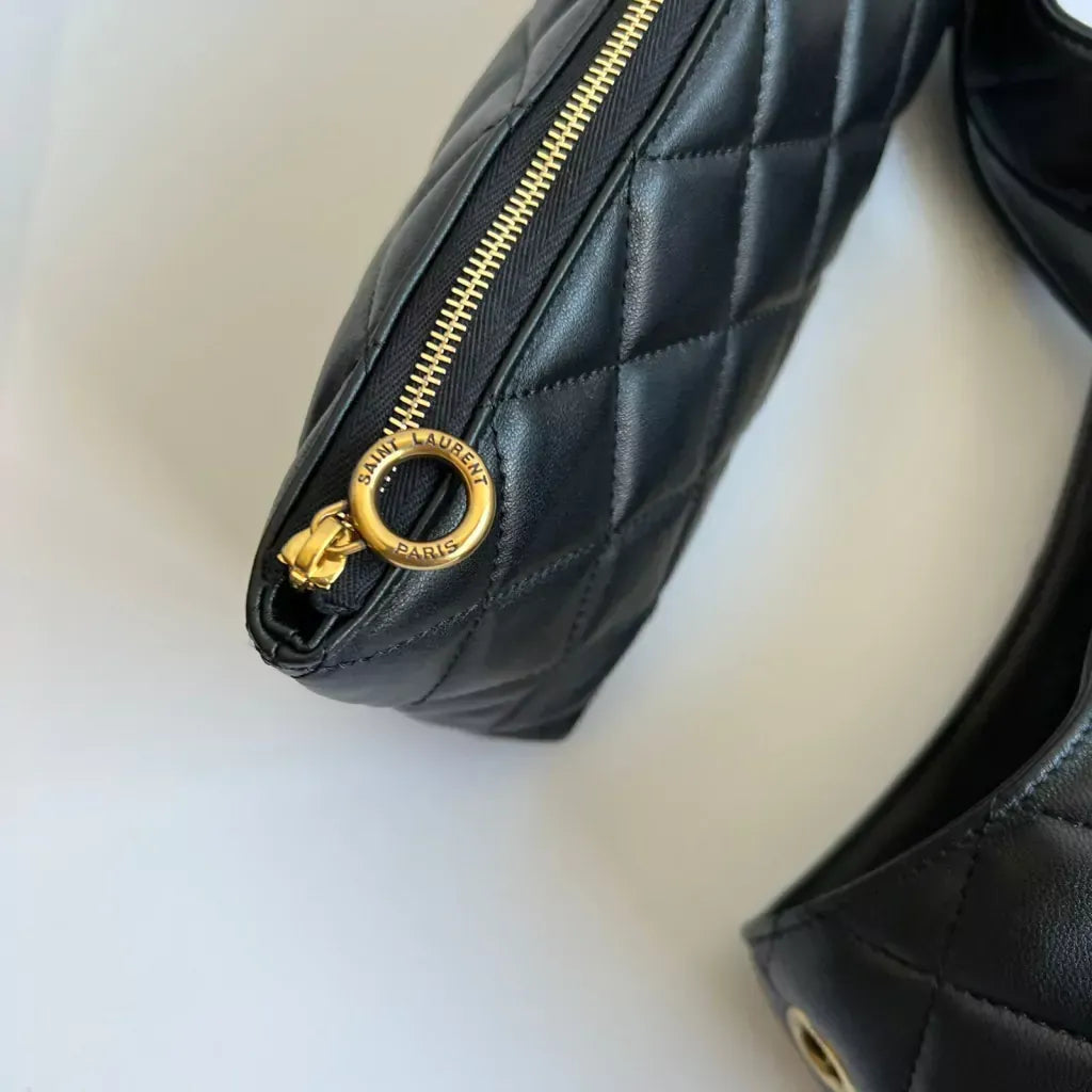 ICARE IN PELLE DI AGNELLO TRAPUNTATA