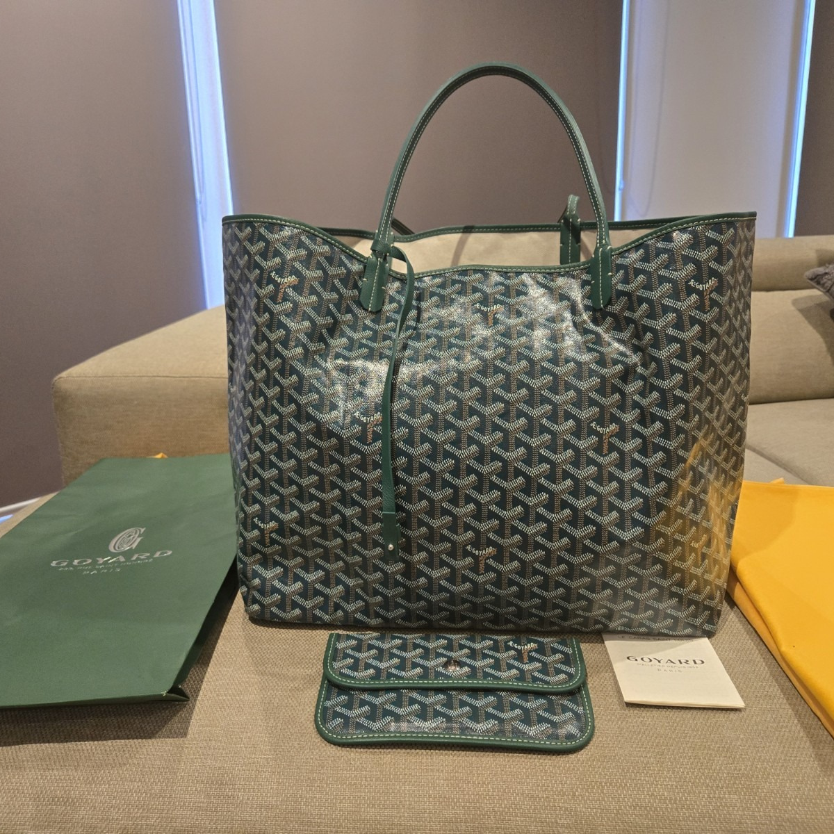 BORSA TOTE GOYARD SAINT LOUIS GM – VERDE