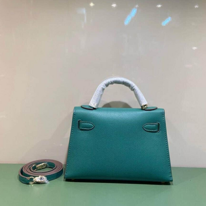 BORSA HERMÈS KELLY 20 CON FERRAMENTA ORO VERDE