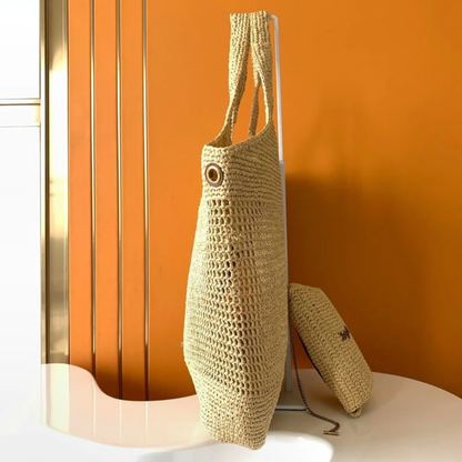 BORSA ICARE YVES SAINT LAURENT IN RAFIA