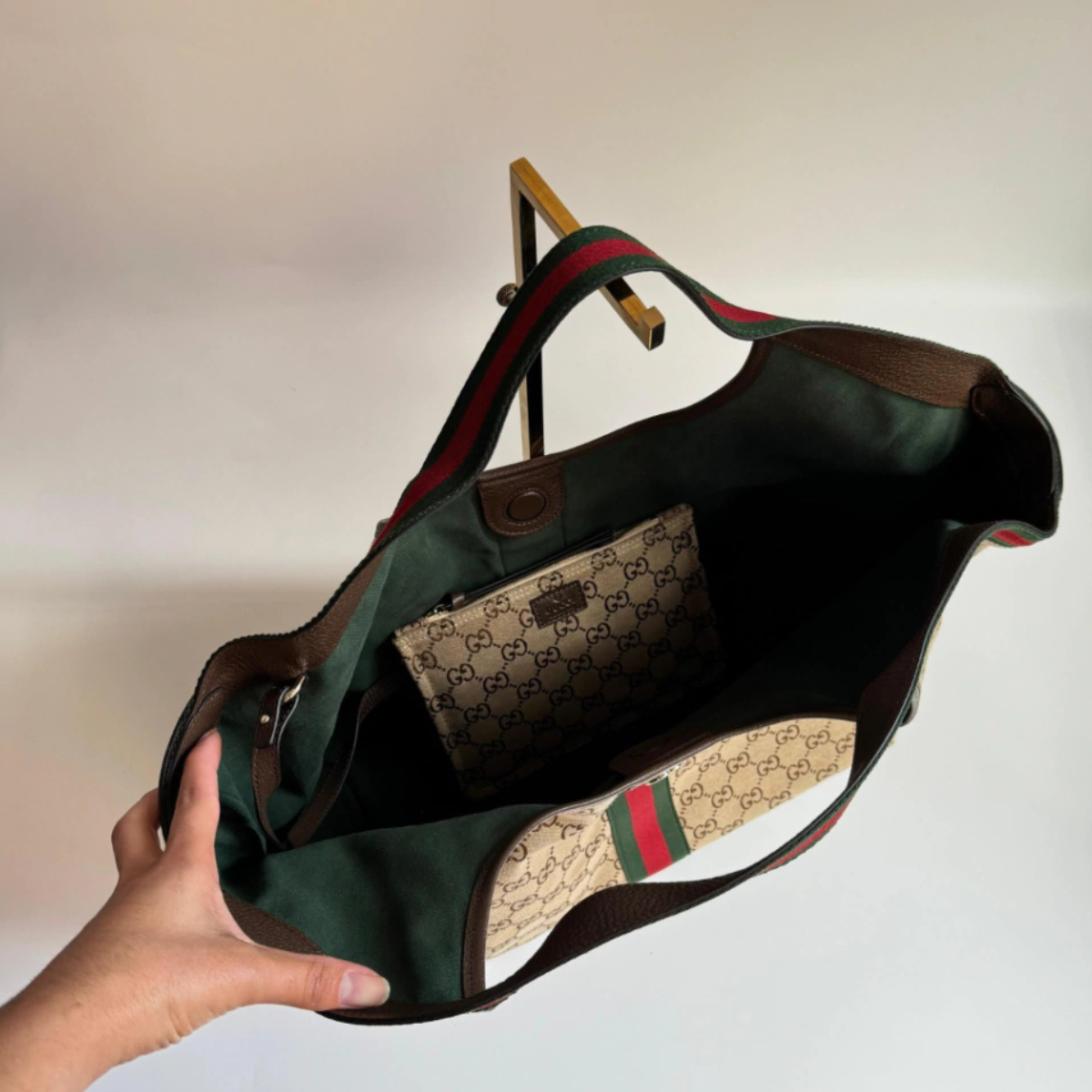 BORSA SHOPPER GIGLIO GRANDE GUCCI