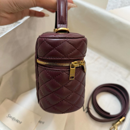 BORSA DA BAGNO YVES SAINT LAURENT GABY IN PELLE DI AGNELLO