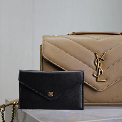 BORSA PICCOLA SAINT LAURENT LOULOU IN PELLE DI AGNELLO MATELASSÉ 