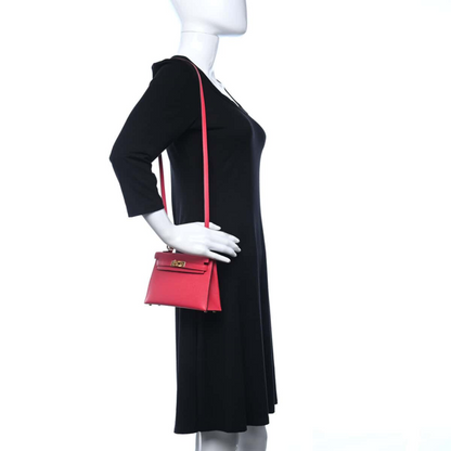 BORSA HERMÈS KELLY 20 CON FERRAMENTA ORO ROSA