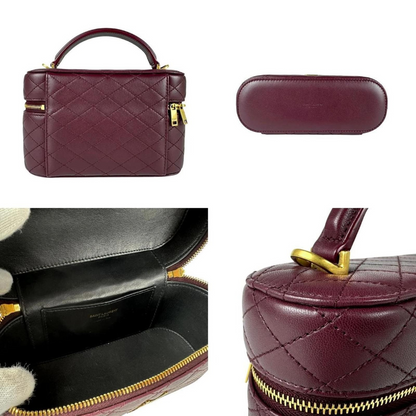 BORSA DA BAGNO YVES SAINT LAURENT GABY IN PELLE DI AGNELLO