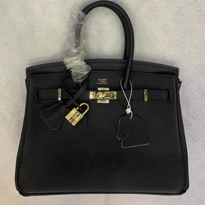 BORSA HERMÈS BIRKIN 25 CON FERRAMENTA ORO NERA