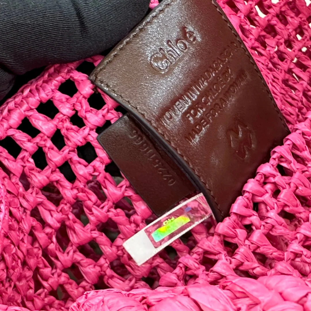 BORSA CHLOÉ SUMMER BANANA IN RAFIA