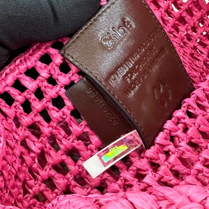 BORSA CHLOÉ SUMMER BANANA IN RAFIA