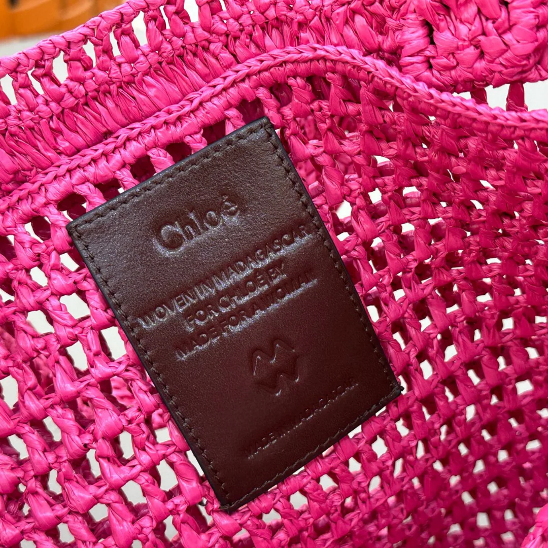 BORSA CHLOÉ SUMMER BANANA IN RAFIA