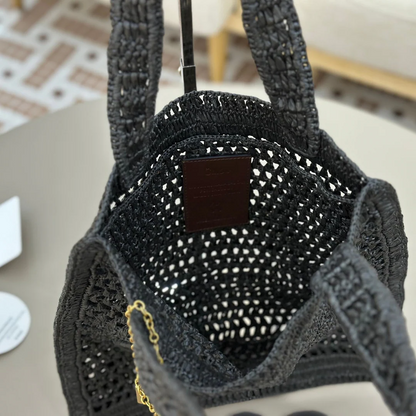 BORSA CHLOÉ SUMMER BANANA IN RAFIA