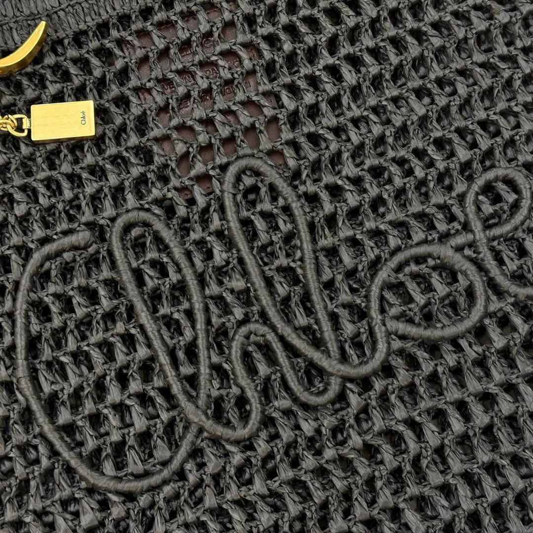 BORSA CHLOÉ SUMMER BANANA IN RAFIA